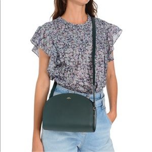 A.P.C Demi-Lune Crossbody in Green
